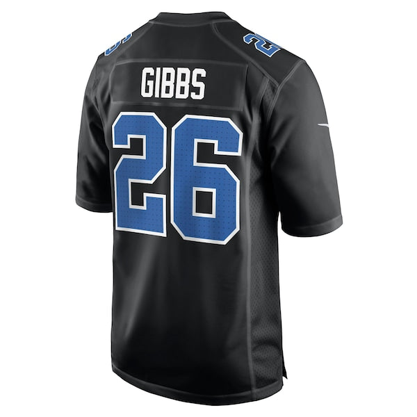 Jahmyr Gibbs Detroit Lions Nike Fashion Jersey - Carbon Black - Image 3