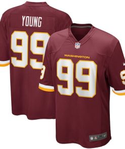 Chase Young Washington Football Team Nike Player Game Jersey - Burgundy