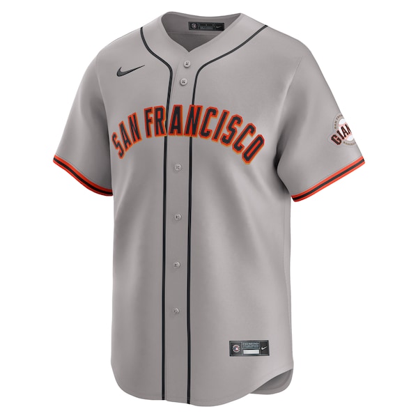 Keaton Winn San Francisco Giants Nike Away Limited Player Jersey - Gray/Cream - Image 3