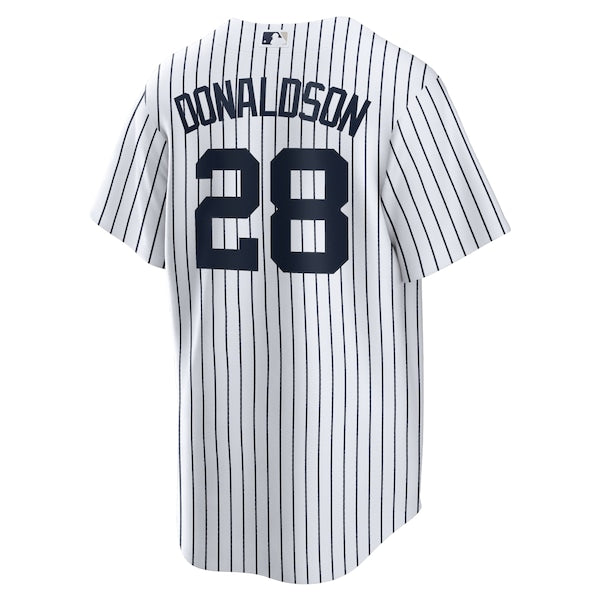 Josh Donaldson New York Yankees Nike Home Replica Player Jersey - White/Navy - Image 3