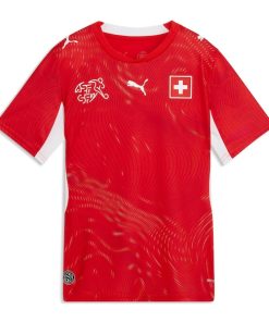 Switzerland National Team Puma Youth 2026 Home Replica Jersey - Red