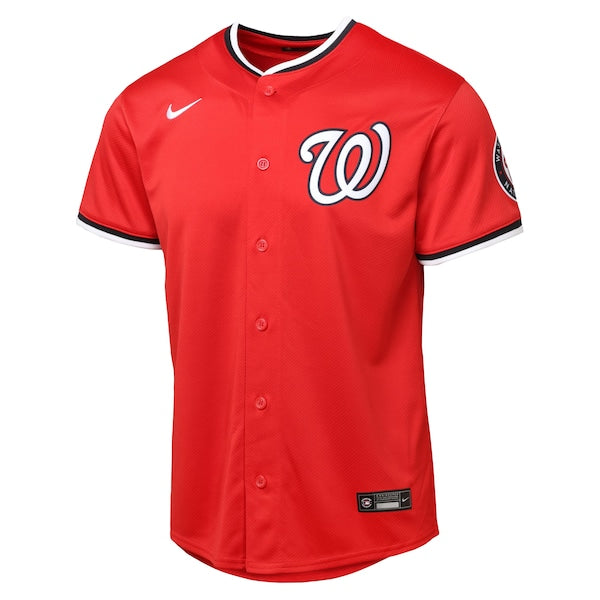Washington Nationals Youth Alternate 2 Limited Jersey - Red - Image 2