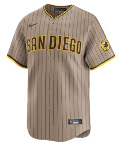 Alternative view of San Diego Padres Nike  Alternate Limited Custom Jersey?¨C Khaki