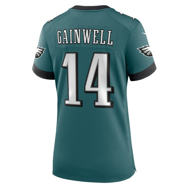 Kenneth Gainwell Philadelphia Eagles Nike Women's Team Game Jersey - Midnight Green - Image 3