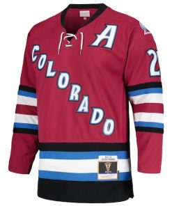 Alternative view of Peter Forsberg Colorado Avalanche  2001/02 Alternate Captain Blue Line Player Jersey - Maroon