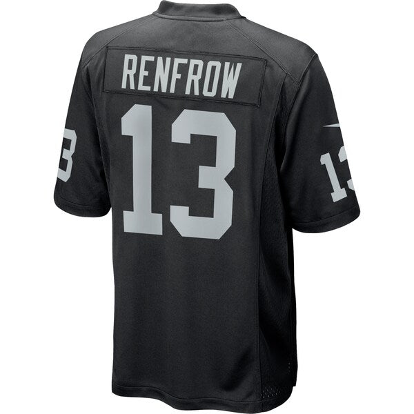 Hunter Renfrow Las Vegas Raiders Nike Game Player Jersey - Black/White - Image 4