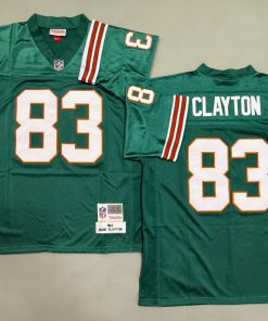 Mark Clayton Miami Dolphins Authentic Throwback Retired Player Jersey