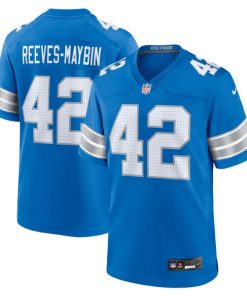 Alternative view of Jalen Reeves-Maybin Detroit Lions Nike Team Game Jersey -  Blue
