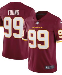 Chase Young Washington Football Team Nike Vapor Limited Jersey - Burgundy