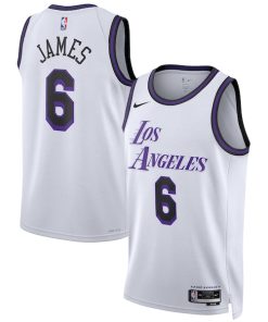 LeBron James Los Angeles Lakers Nike Unisex 2022/23 Swingman Jersey - City Edition - White