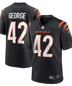 Allan George Cincinnati Bengals Nike Game Player Jersey - Black