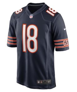 Alternative view of Caleb Williams Chicago Bears Nike 2024 NFL Draft First Round Pick Player Game Jersey - Navy
