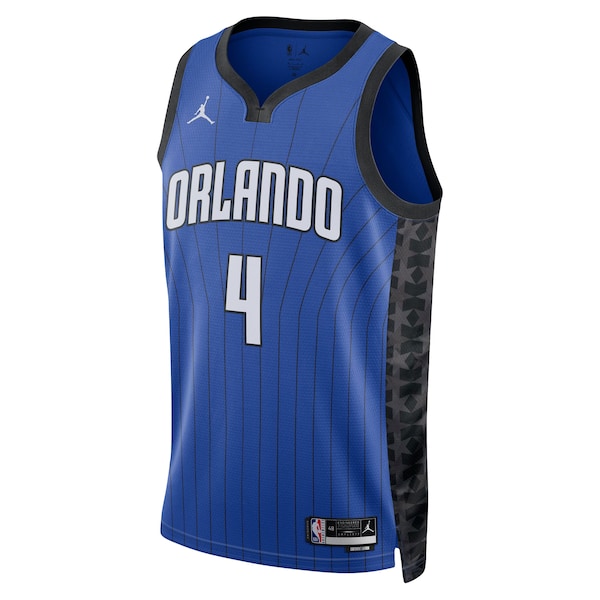 Jalen Suggs Orlando Magic Jordan Brand Unisex Swingman Jersey - Statement Edition - Blue - Image 2
