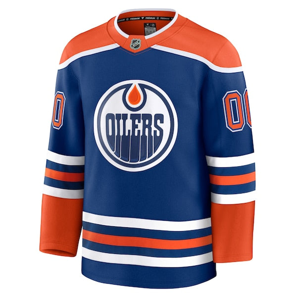 Edmonton Oilers Home Premium Custom Jersey - Royal/White - Image 9