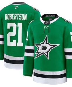 Alternative view of Jason Robertson Dallas Stars  Home Premium Jersey - Kelly Green/Black