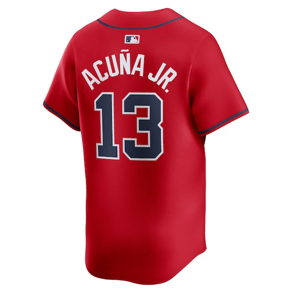 Ronald Acu?a Jr. Atlanta Braves Nike Alternate Limited Player Jersey?ยจC Red - Image 3