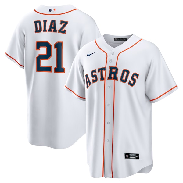 Yainer Diaz Houston Astros Nike Youth Home Replica Jersey - White