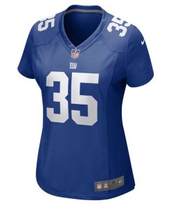 Alternative view of Leonard Johnson New York Giants Nike Women's Game Player Jersey - Royal