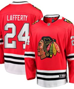 Sam Lafferty Chicago Blackhawks  Home Breakaway Jersey - Red