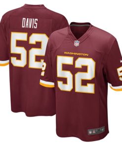 Jamin Davis Washington Football Team Nike Game Jersey - Burgundy