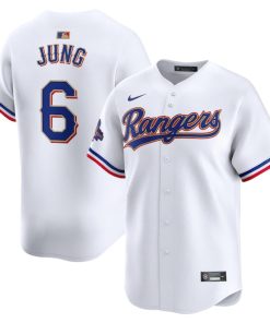Josh Jung Texas Rangers Nike 2024 Gold Collection Limited Player Jersey?¨C White