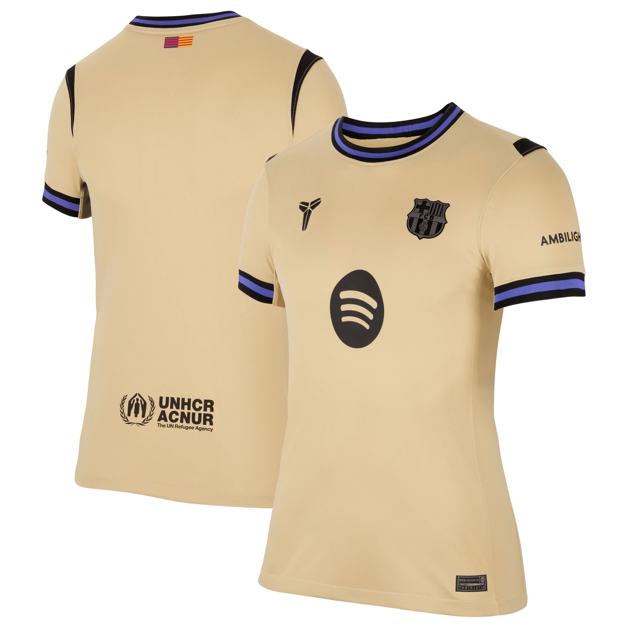 Barcelona Nike Women's 2025/26 Third Replica Jersey - Orange/Gold - Image 6