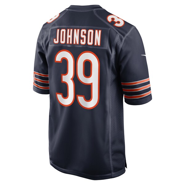 Quindell Johnson Chicago Bears Nike Team Game Jersey - Navy - Image 3