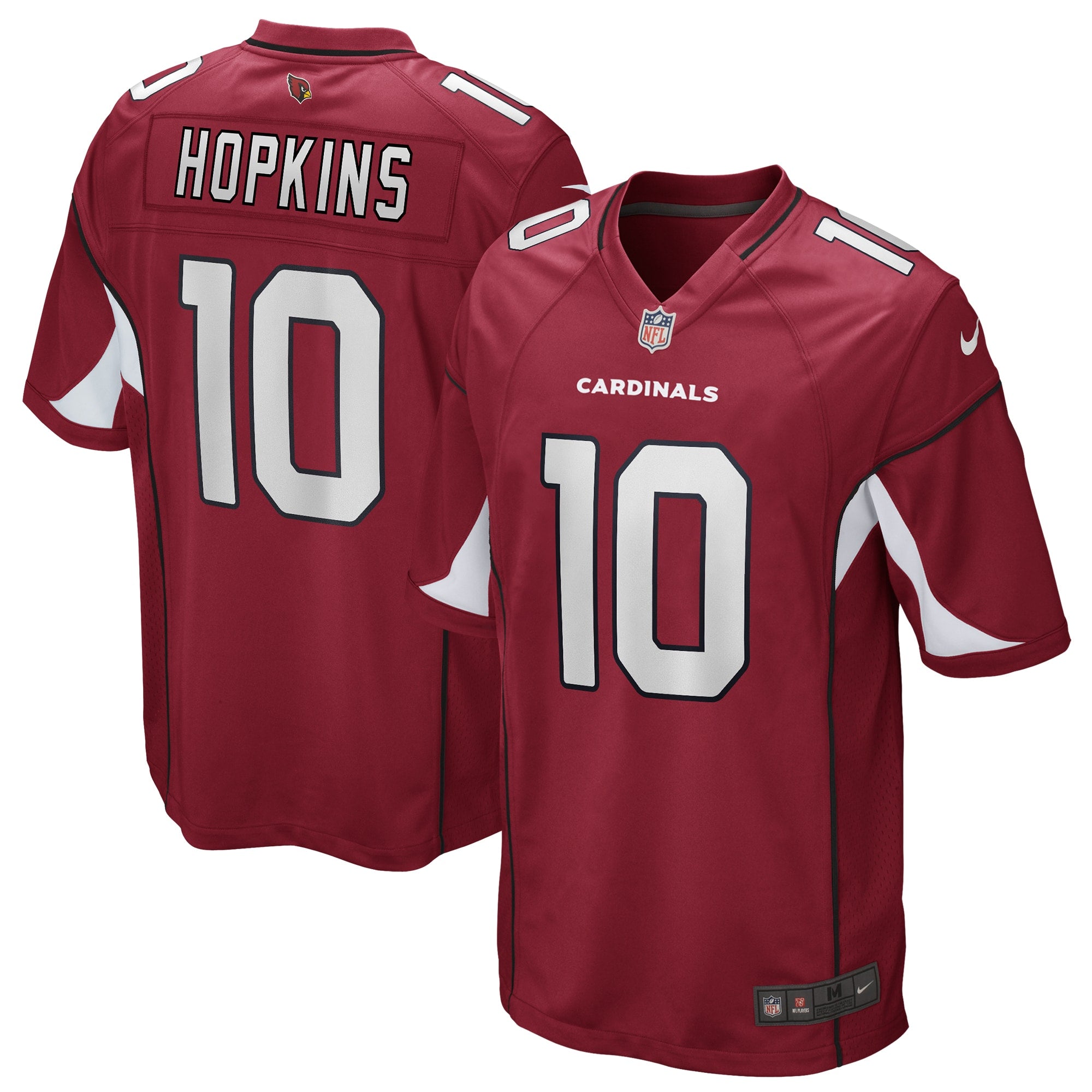 DeAndre Hopkins Arizona Cardinals Nike Game Jersey - Black/Cardinal - Image 6