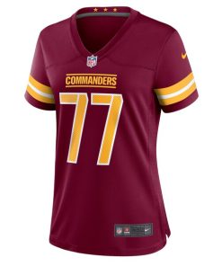 Alternative view of Saahdiq Charles Washington Commanders Nike Women's  Game Jersey -  Burgundy