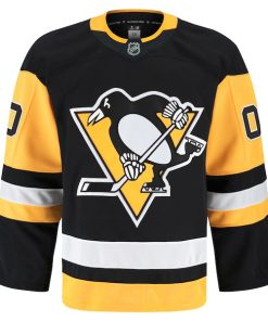 Alternative view of Pittsburgh Penguins  Home Authentic Pro Custom Jersey - Black