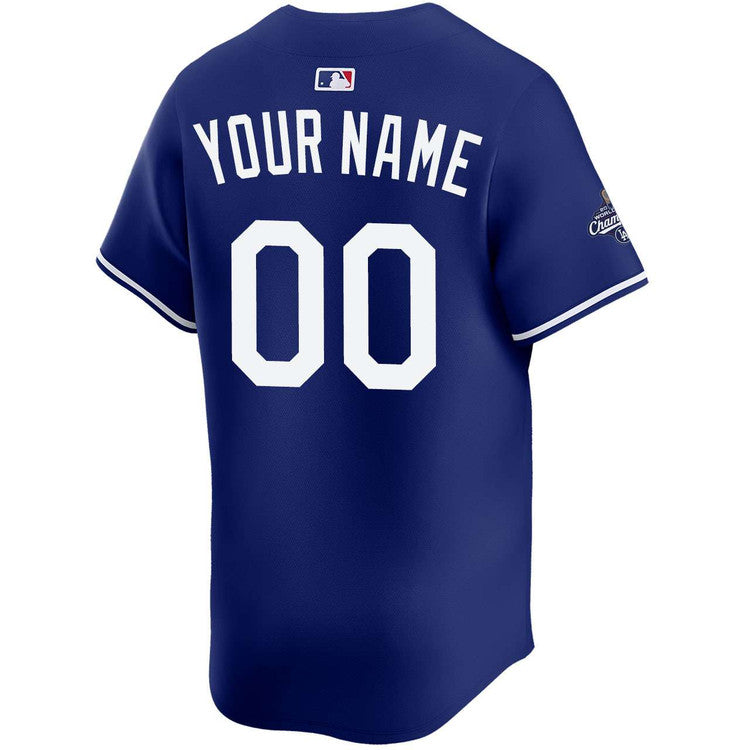 Los Angeles Dodgers Nike 2025 World Series Champions Limited Custom Jersey - Royal - Image 3