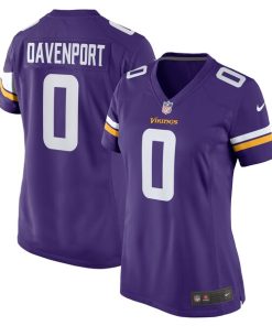 Marcus Davenport Minnesota Vikings Nike Women's Team Game Jersey - Purple