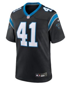 Alternative view of Matthias Farley Carolina Panthers Nike  Game Jersey -  Black