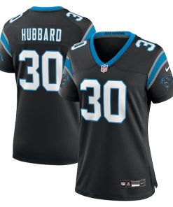 Chuba Hubbard Carolina Panthers Nike Women's Team Game Jersey - Black