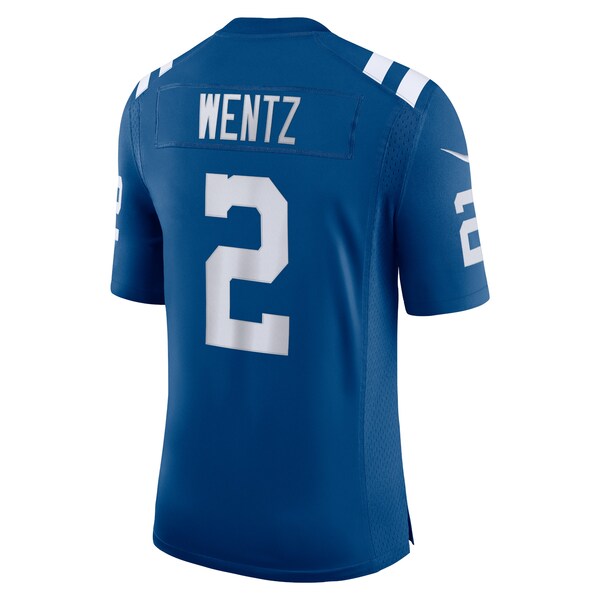 Carson Wentz Indianapolis Colts Nike Vapor Limited Jersey - Royal/White - Image 4