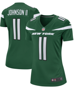 Jermaine Johnson II New York Jets Nike Women's Game Jersey - Gotham Green/White