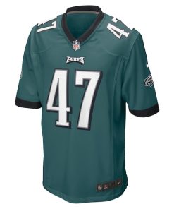 Alternative view of Brandon Smith Philadelphia Eagles Nike  Game Jersey - Midnight Green