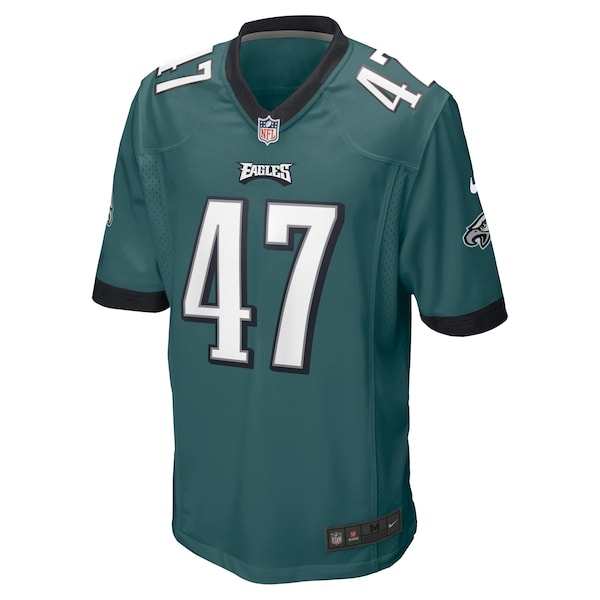Brandon Smith Philadelphia Eagles Nike Game Jersey - Midnight Green - Image 2