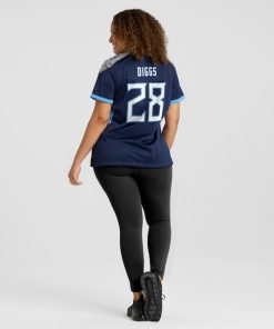 Alternative view of Quandre Diggs Tennessee Titans Nike Women's  Game Jersey -  Navy