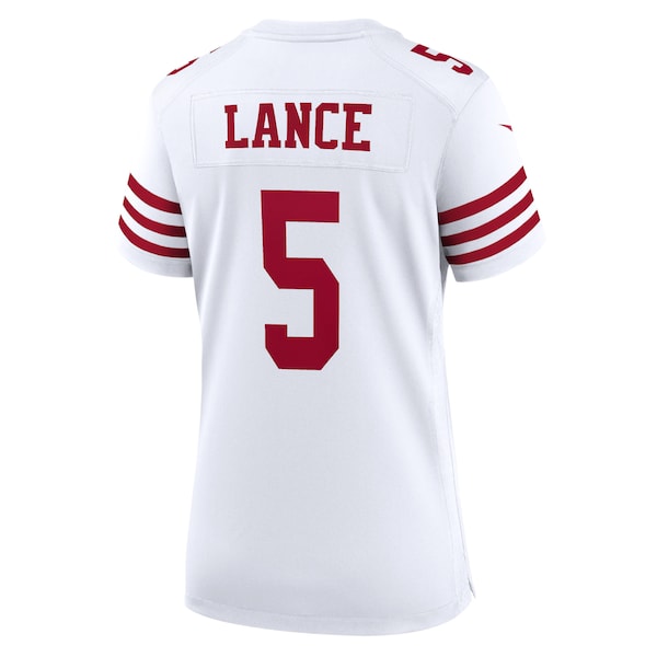 Trey Lance San Francisco 49ers Nike Women's Player Jersey - White/Scarlet - Image 4