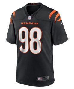 Alternative view of Sheldon Rankins Cincinnati Bengals Nike Game Jersey -  Black