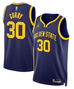 Stephen Curry Golden State Warriors Jordan Brand Unisex Swingman Jersey - Statement Edition - Navy