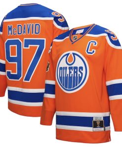 Connor McDavid Edmonton Oilers  Power Play Jersey - Orange