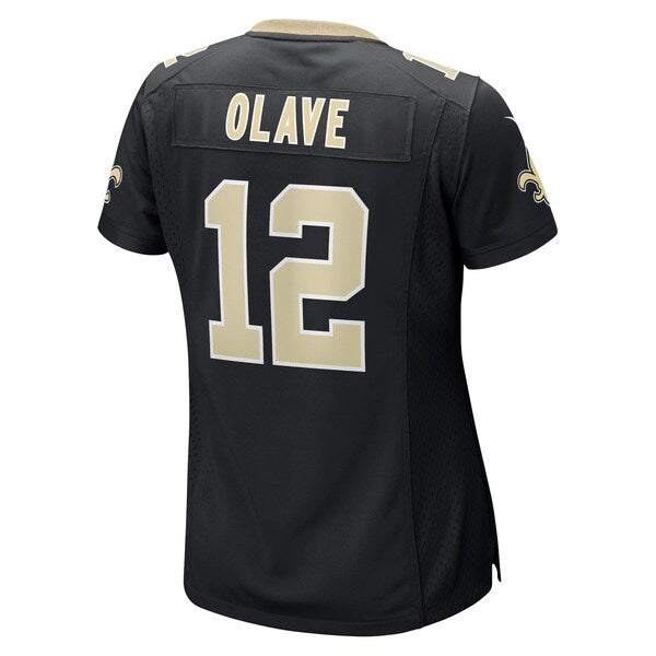 Chris Olave New Orleans Saints Nike Women's Game Player Jersey - Black - Image 3
