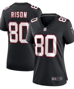 Andre Rison Atlanta Falcons Nike Women's Retired Player Jersey - Black/Red