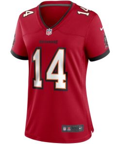 Alternative view of Brad Johnson Tampa Bay Buccaneers Nike Women's Game Retired Player Jersey - Red