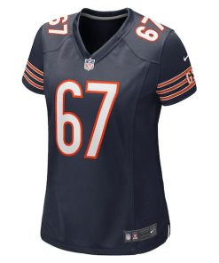 Alternative view of Dan Feeney Chicago Bears Nike Women's Team Game Jersey -  Navy