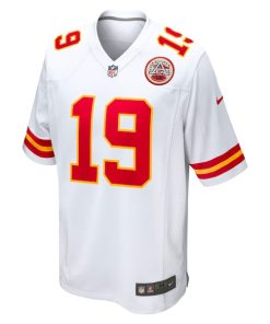 Alternative view of Kadarius Toney Kansas City Chiefs Nike  Game Jersey - White