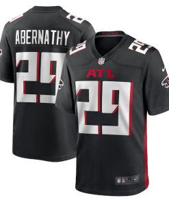 Micah Abernathy Atlanta Falcons Nike Team Game Jersey -  Black