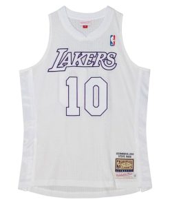 Alternative view of Steve Nash Los Angeles Lakers 2012 Authentic Player Jersey - White